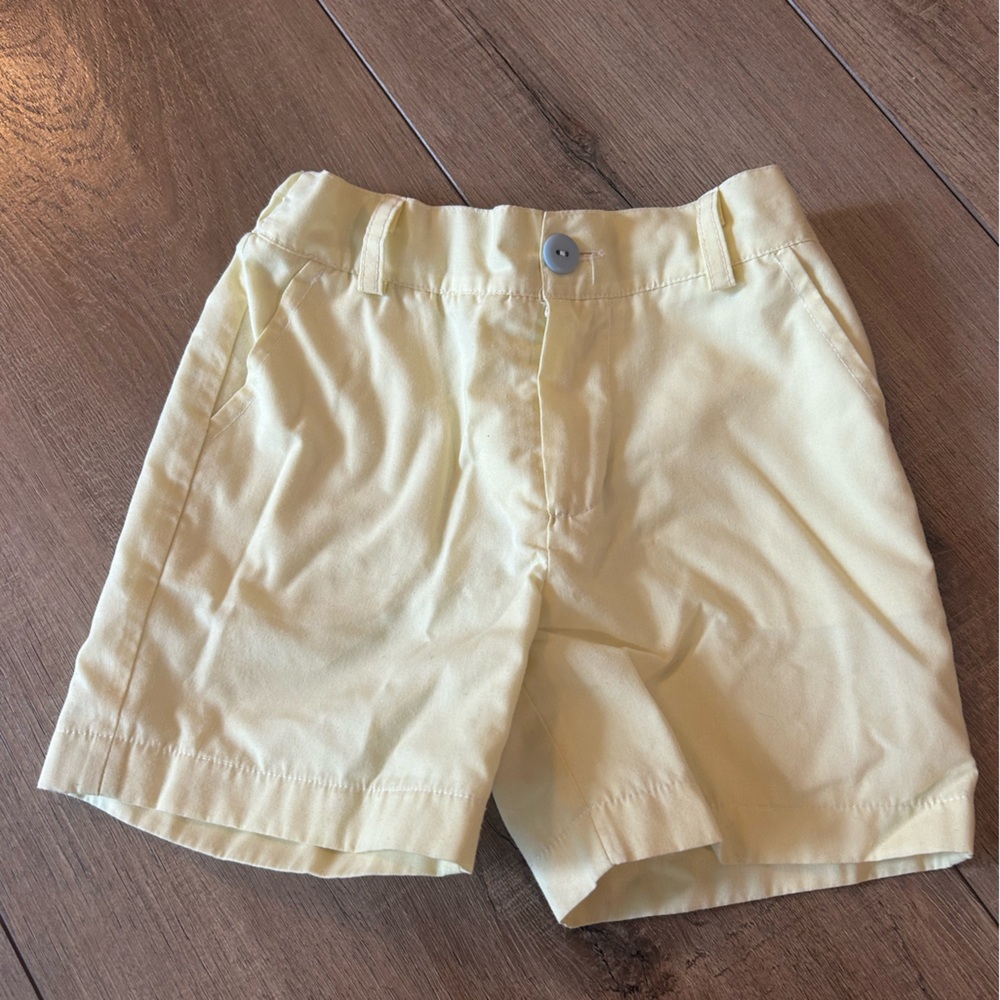 Sal and Pimenta Boys 2T Yellow Shorts